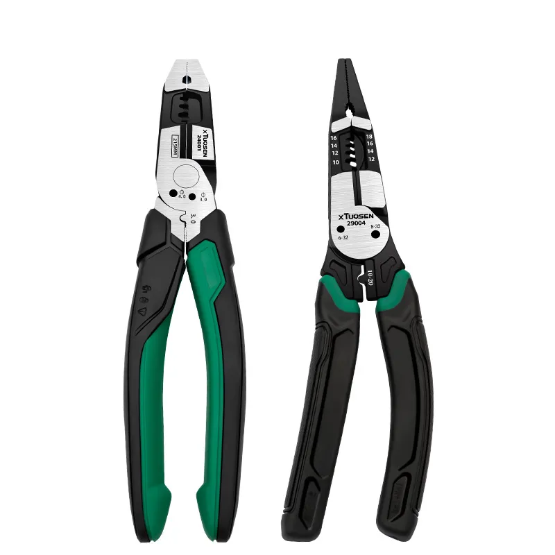 4-in-1 Multifunctional Labor-Saving Electrician Pliers – Wire Cutter, Stripper, Long Nose Gripper & Combination Pliers for Electrical Wiring and Cable Cutting